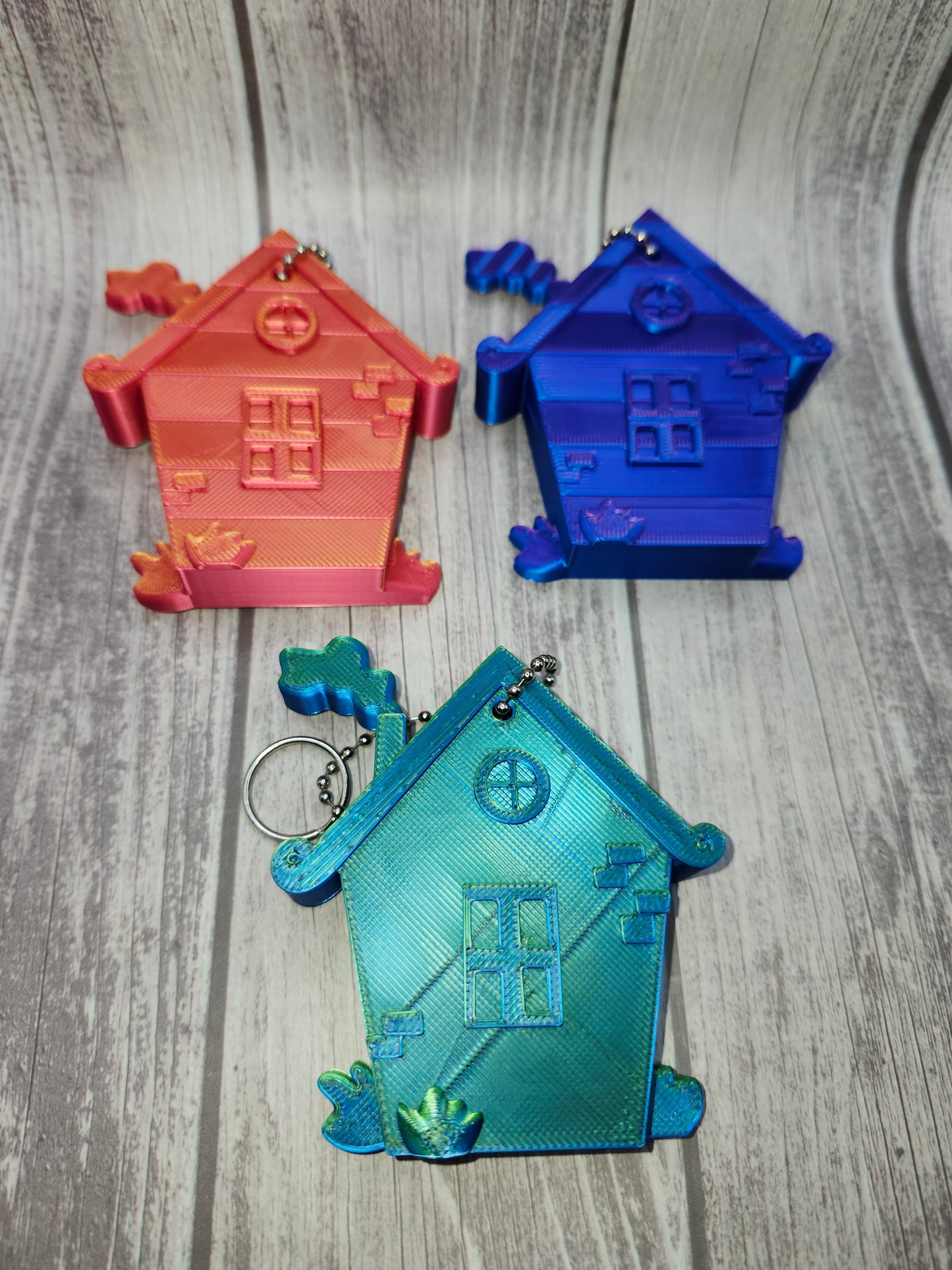 Cottage Keys Keychain