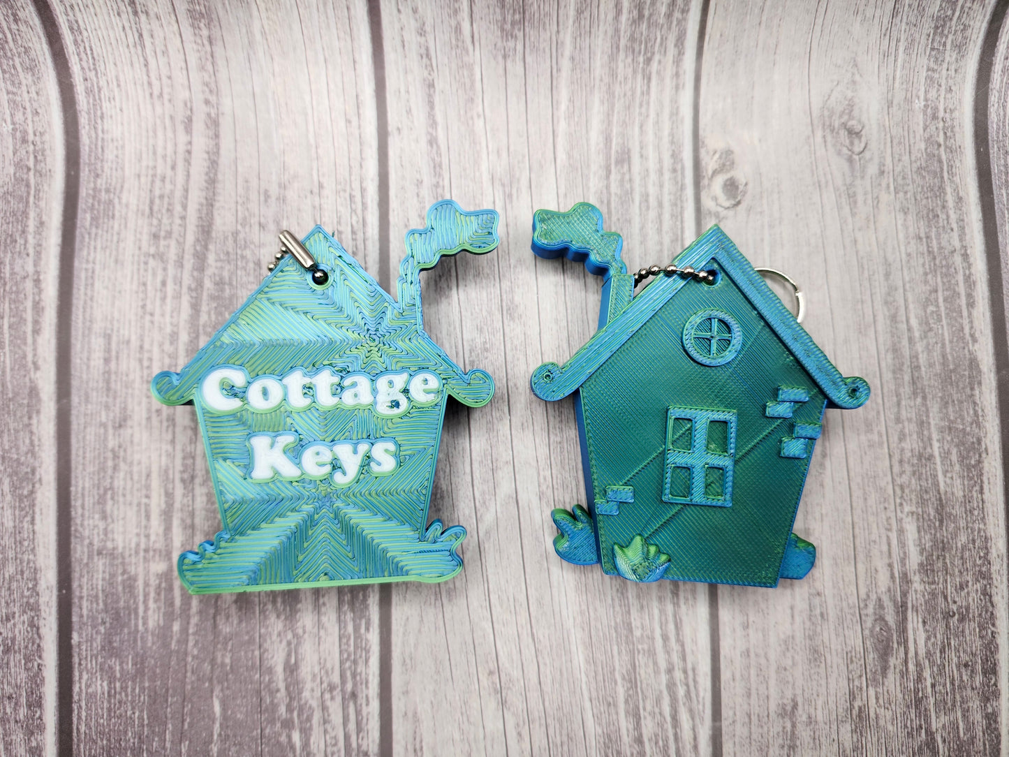Cottage Keys Keychain