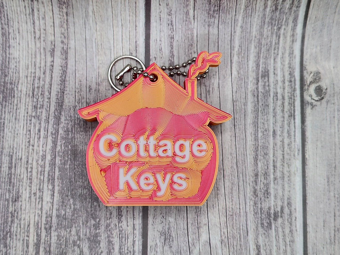 Cottage Keys Keychain