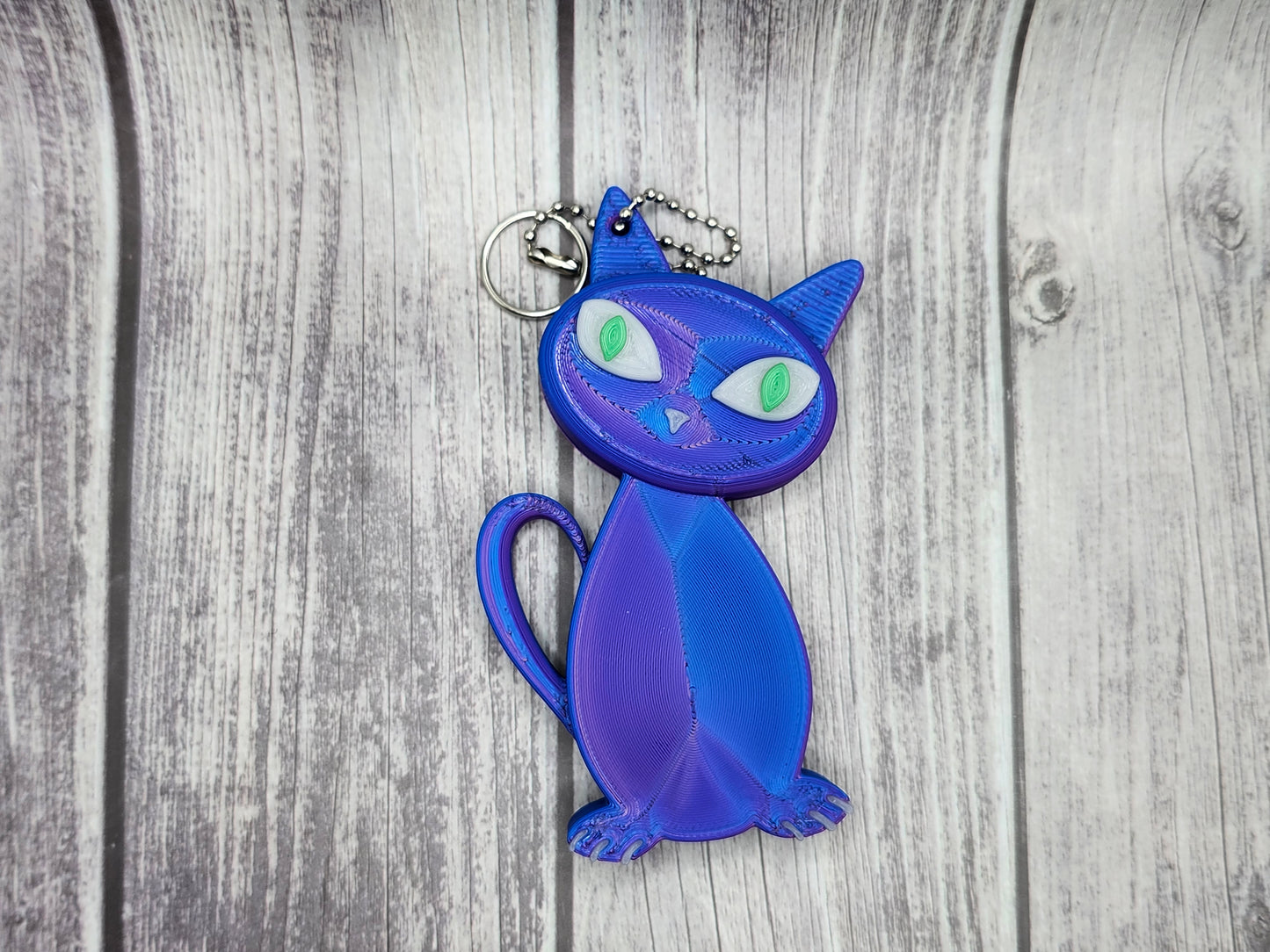 Cat's Purr-fect Floaty Keychain