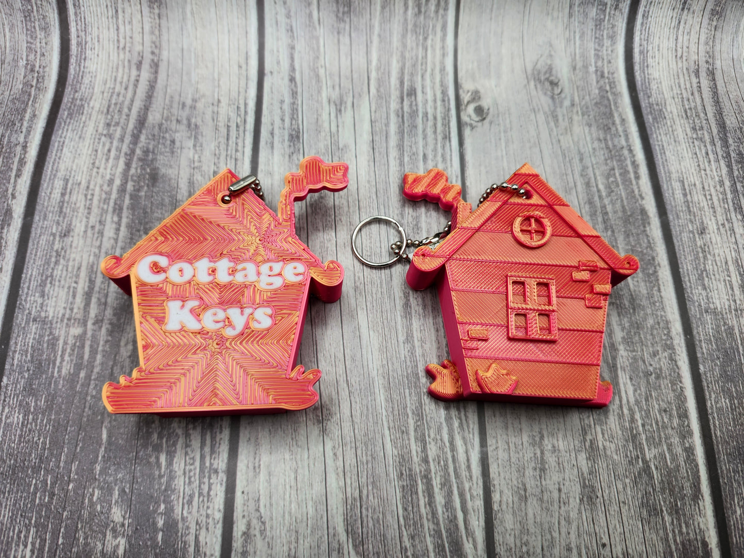 Cottage Keys Keychain