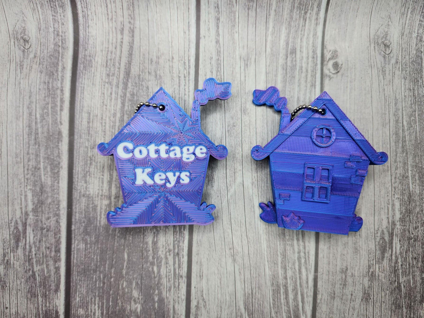 Cottage Keys Keychain