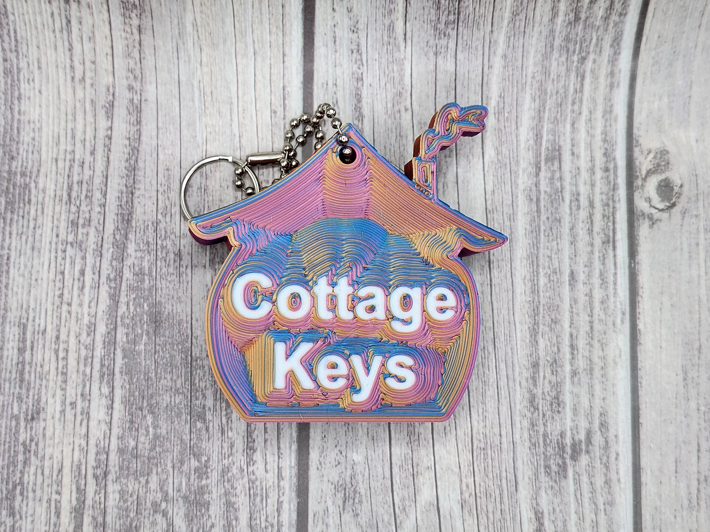 Cottage Keys Keychain